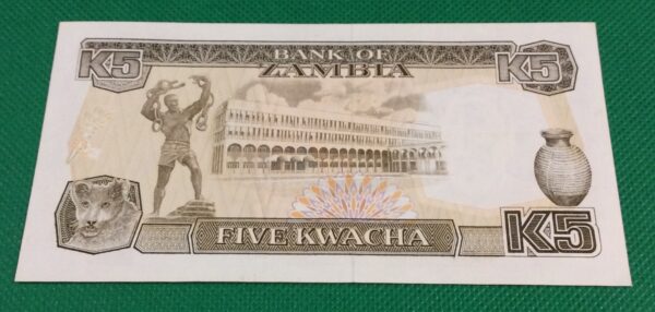 5 KWACHA ZAMBIA GB29 - Image 2