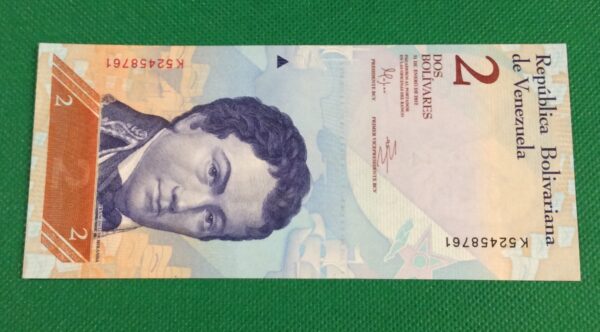 2 BOLIVARES VENEZUELA GB30