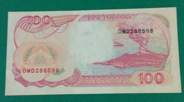 100 RUPIAH INDONESIA GB58 - Image 2