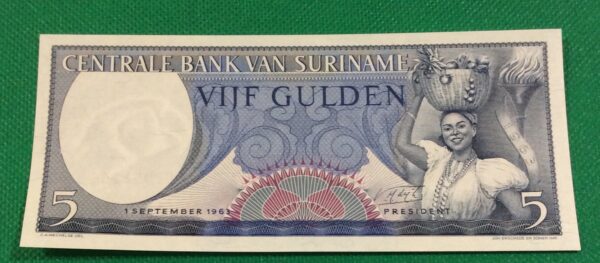5 GULDEN SURINAME GB60