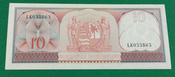 10 GULDEN SURINAME GB63 - Image 2