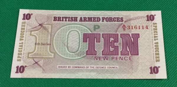10 PENCE BRITISH ARMED FORCES GB116 - Image 2