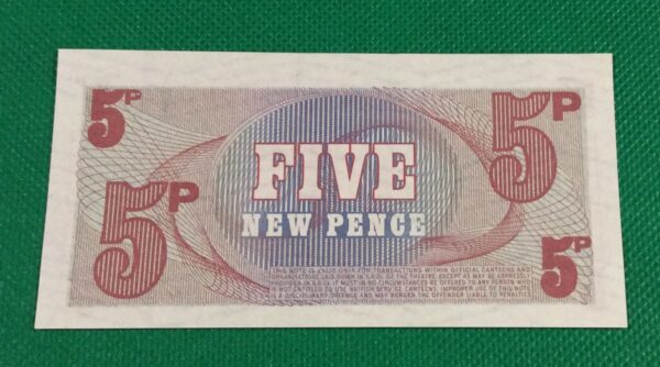 5 NEW PENCE BRITISH ARMED FORCES GB117 - Image 2
