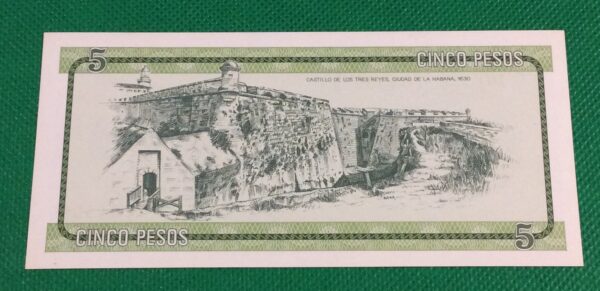 5 PESOS EXCHANGE CERTIFICATE CUBA GB125