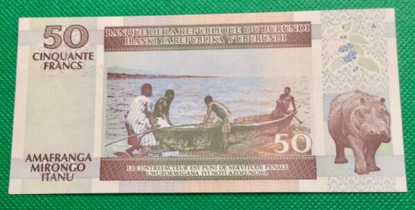 2006 50 FRANCS BURUNDI GB145