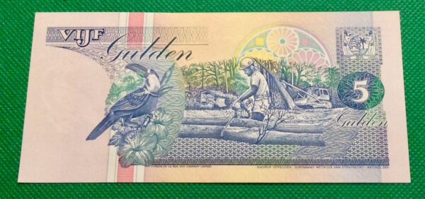 1998 5 GULDEN SURINAME GB158 - Image 2