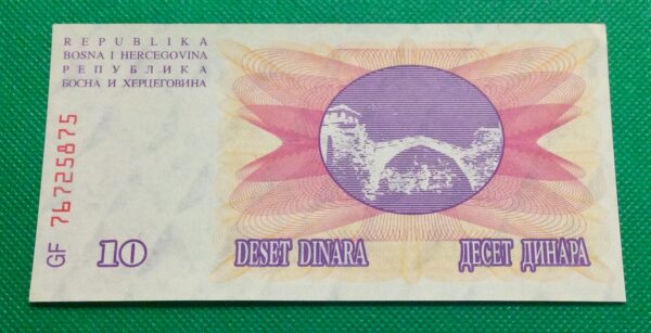 10 DINARA BOSNA HERCEGOVINA GB172 - Image 2