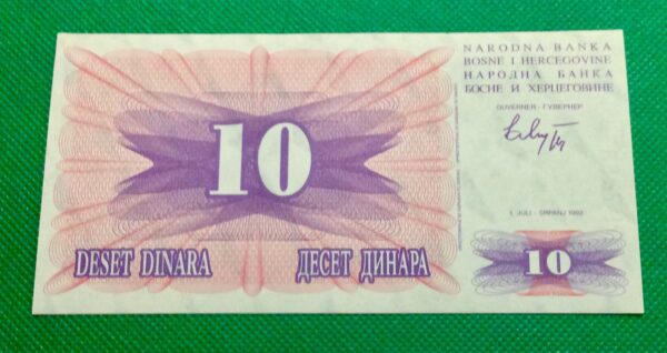 10 DINARA BOSNA HERCEGOVINA GB172