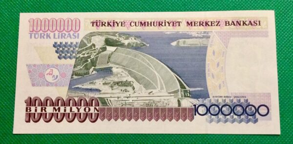 1987 1000000 TURKISH LIRA TURKEY GB212 - Image 2