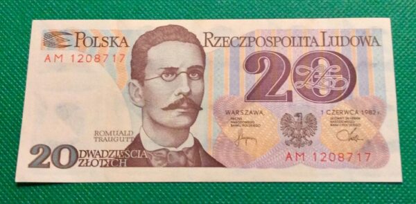 1982 20 ZLOTY POLAND GB213