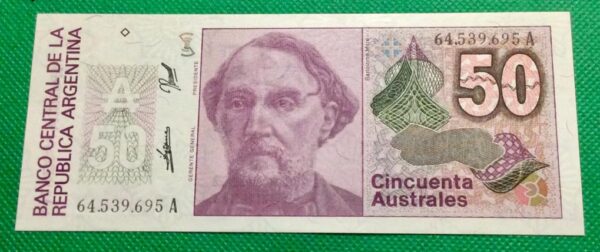 50 AUSTRALES ARGENTINA GB205