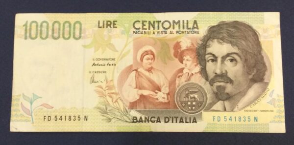 100000 LIRA ITALY No 541825 GB240