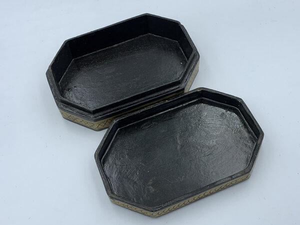 Octagonal Indian Lacquered Trinklet Box - Image 5