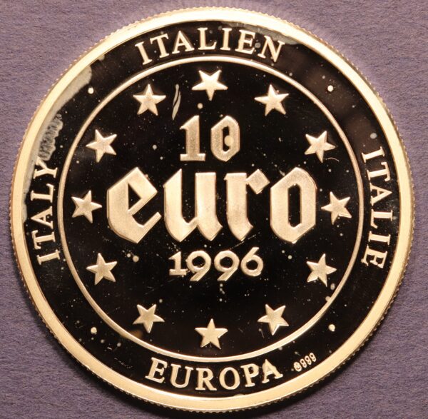 10 EURO ITALY EYROPA 1996