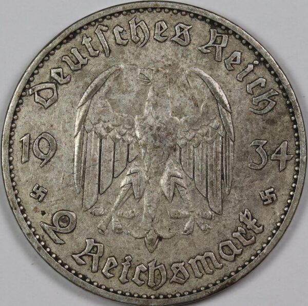 2 REICHSMARK 1934 GC1 - Image 2