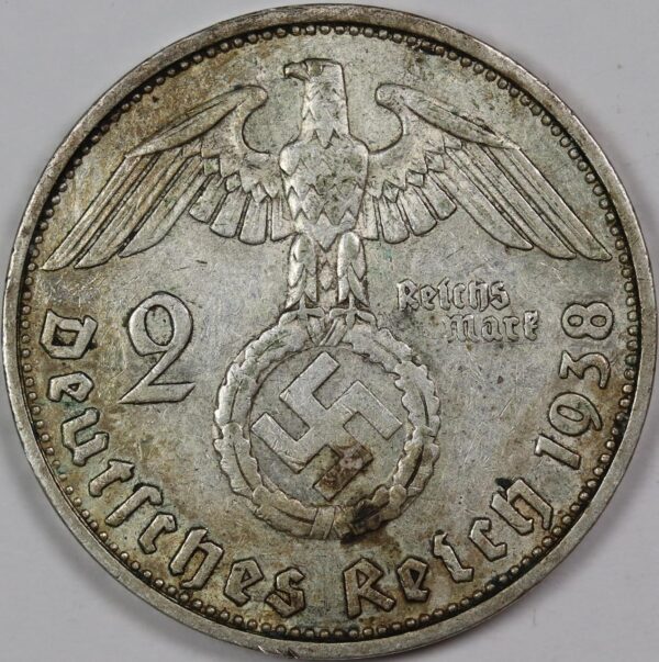 2 REICHSMARK 1938 G GC2 - Image 2