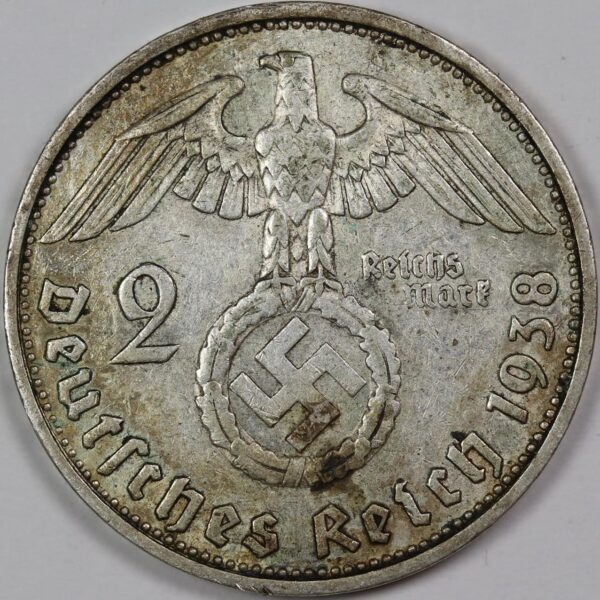 2 REICHSMARK 1938 B GC3