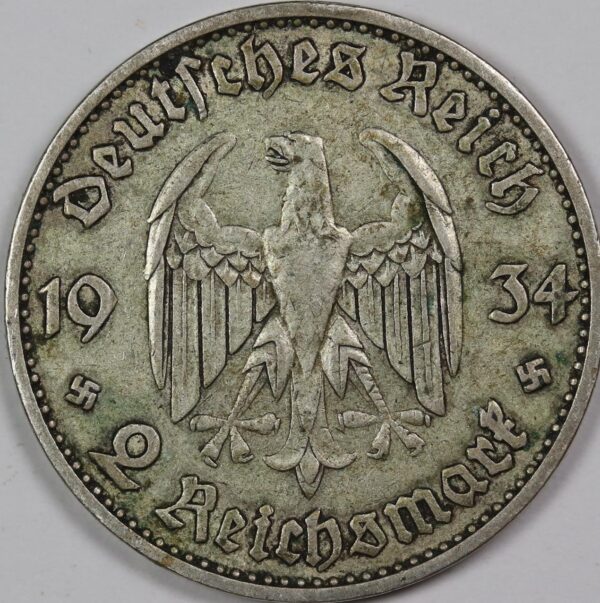 2 REICHSMARK 1934 GC4 - Image 2