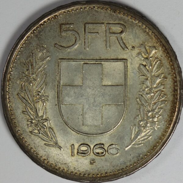 5 FRANCS 1966 GC45