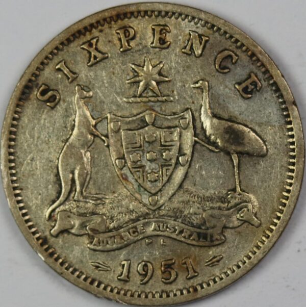 6 PENCE 1951 GC78 - Image 2