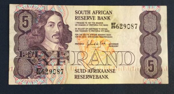5 RAND SOUTH AFRICA No 629087 GB245