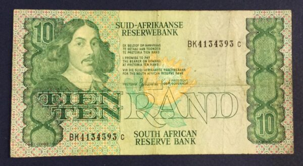 10 RAND SOUTH AFRICA No BK4134393 GB248