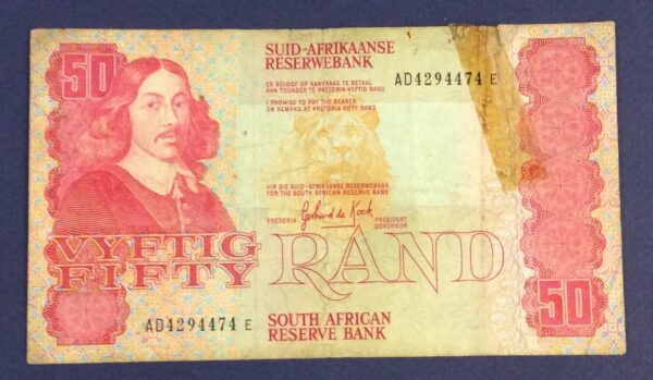 50 RAND SOUTH AFRICA No AD4294474 GB255