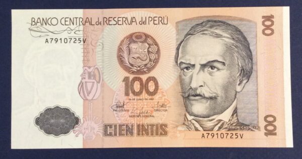 1987 100 INTIS PERU GB258