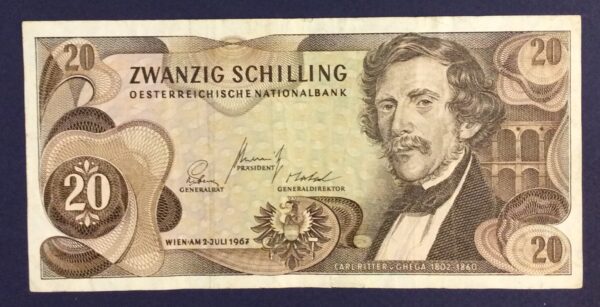1967 20 SCHILLING AUSTRIA GB259