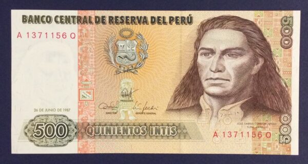 1987 500 INTIS PERU GB261