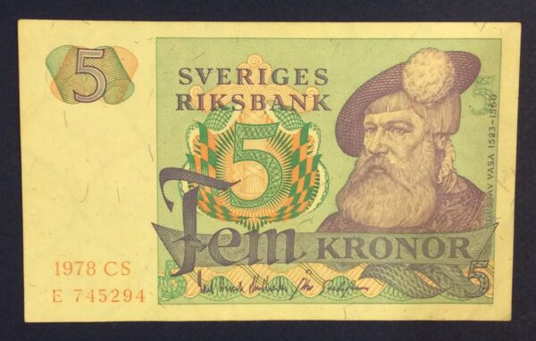 19787 5 KRONOR SWEDEN GB264
