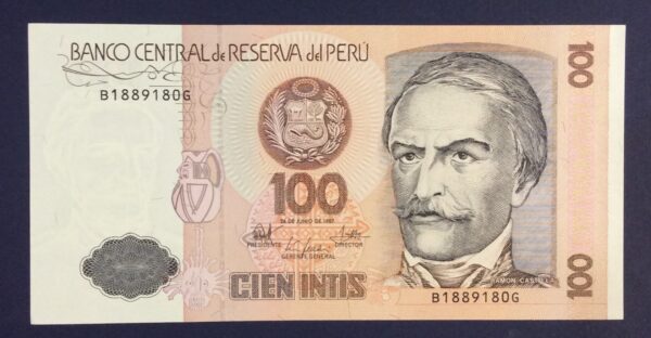 1987 100 INTIS PERU No 1889180 GB266