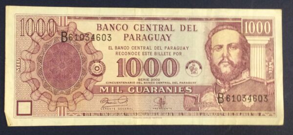 2002 1000 GUARANIES PARAGUAY GB268