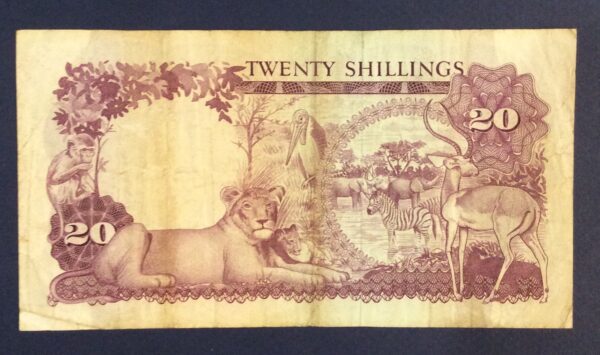 1966 20 SHILLINGS UGANDA GB283 - Image 2