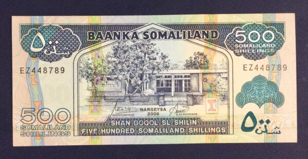 500 SHILLINGS SOMALIA GB295