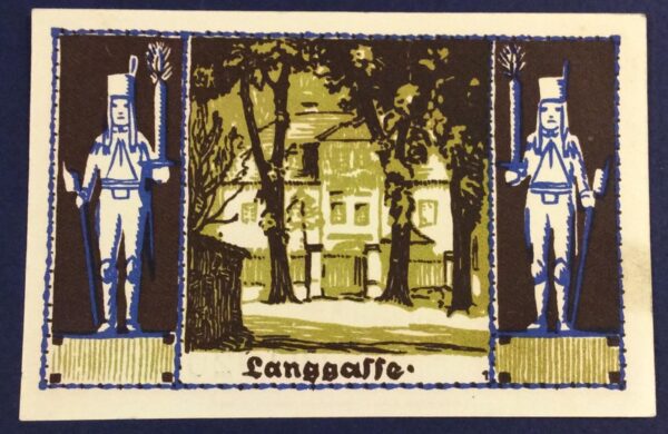50 PFENNING ,LANGGASSE NOTGELD SCHNEEBERG 1921 GB323 - Image 2