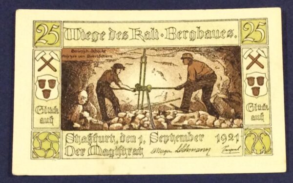 25 PFENNING STASSFURT GERMANY GB325 - Image 2