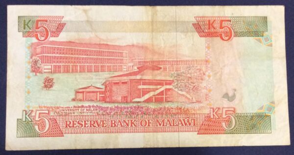 5 KWACHA MALAWI GB328 - Image 2