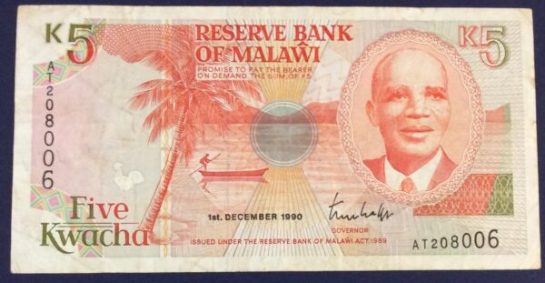 5 KWACHA MALAWI GB328