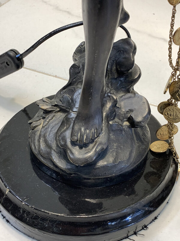 Tiffany Reproduction Bronze Lamp - Image 13