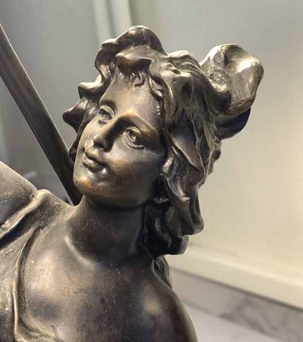 Tiffany Reproduction Bronze Lamp - Image 10
