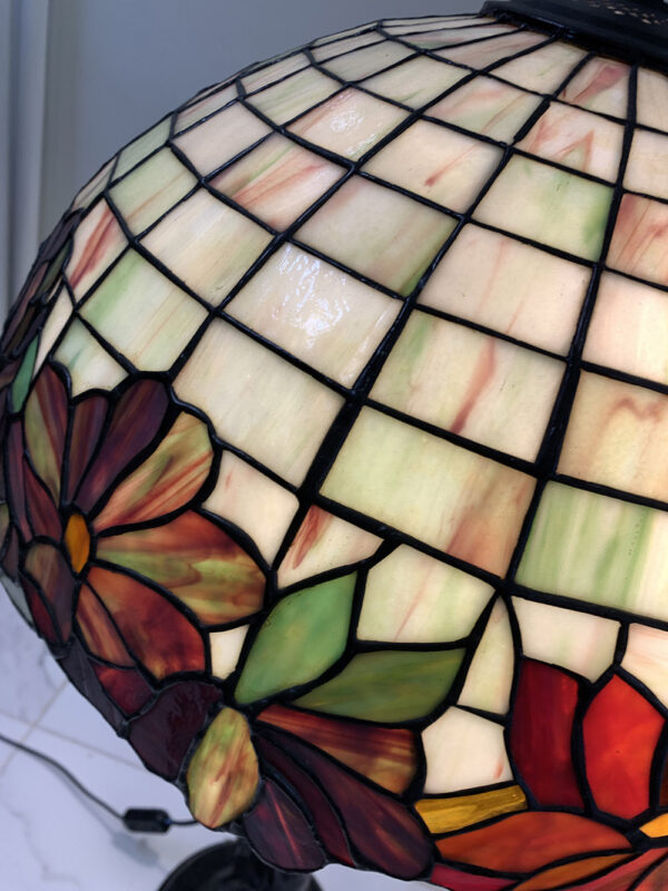 Tiffany Reproduction Bronze Lamp - Image 2