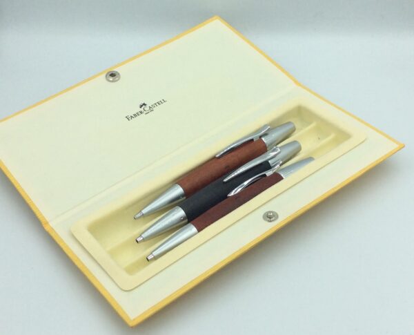 ΣΕΤ ΚΑΣΕΤΙΝΑ FABER CASTELL 3 ΤΜΧ ΣΤΥΛΟ-MHXANIKO ΜΟΛΥΒΙ