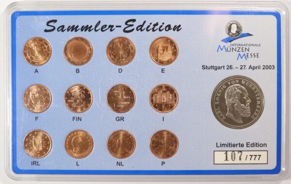 2003 SAMMLER-EDITION STUTTGART 26-27 APRIL COIN SET