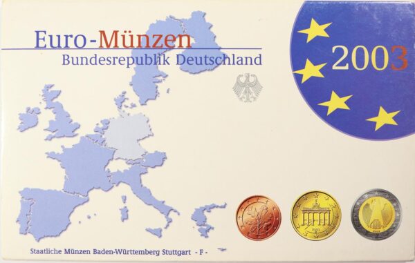GERMANY EURO PROOF COIN SET - Image 3