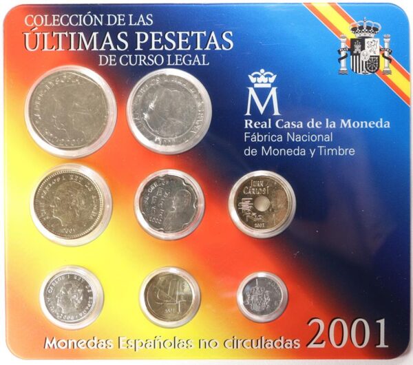 2001 SPAIN COIN SET