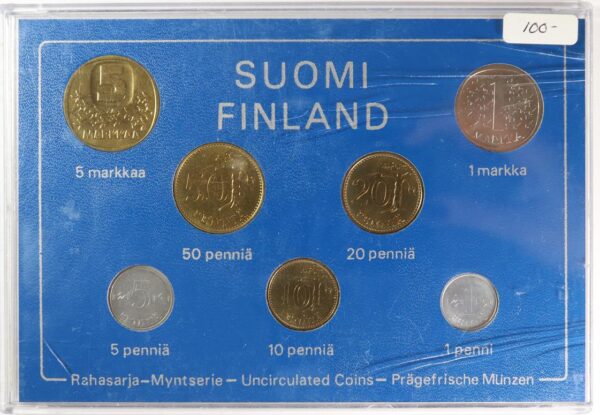 1973 SUOMI FINLAND - SUOMEN RAHAPAJA MYNTVERKET I FINLAND