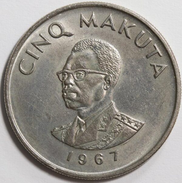 5 MAKUTA 1967 CONGO GC132 - Image 2