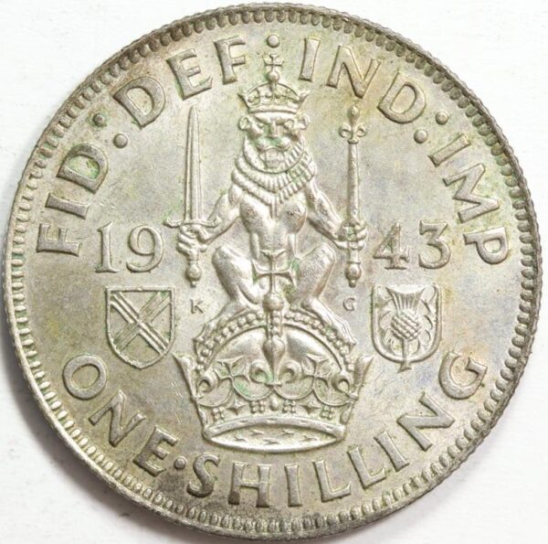 1 SHILLING 1943 GC156