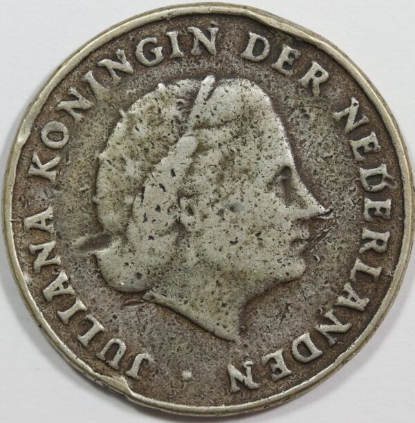 1 GULDEN 1952 SILVER GC180 - Image 2